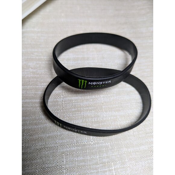 Monster Energy Silicone Wristband Lot of 2 - Picture 4 of 10